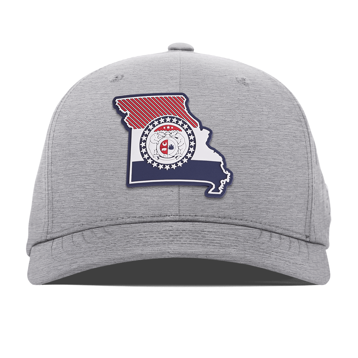 Missouri Patriot Series Flexfit Performance Fitted Heather Gray