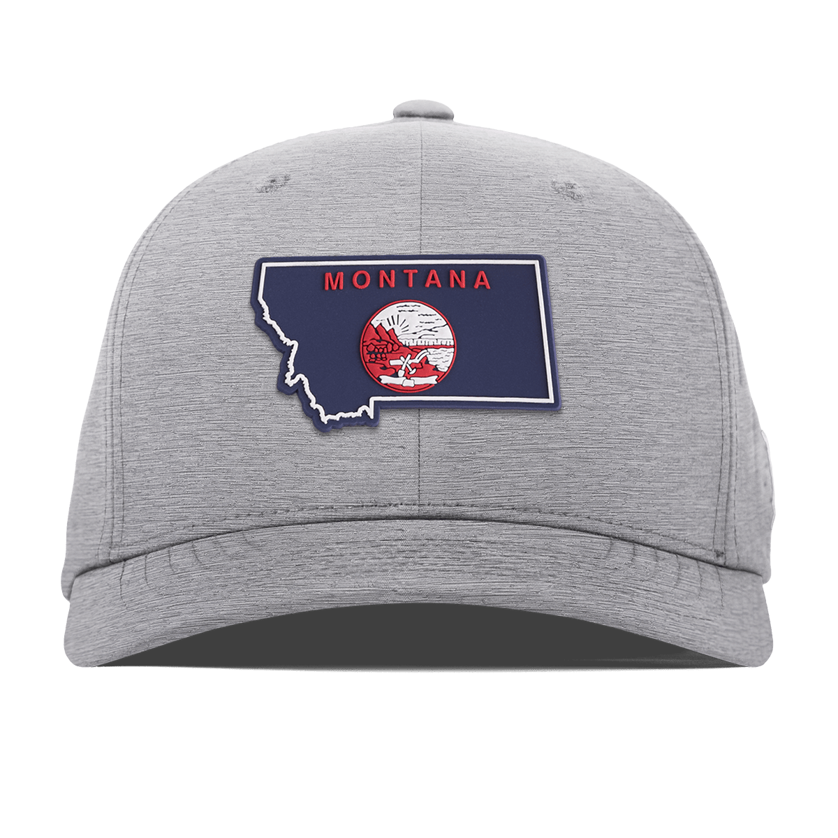 Montana Patriot Series Flexfit Performance Fitted Heather Gray