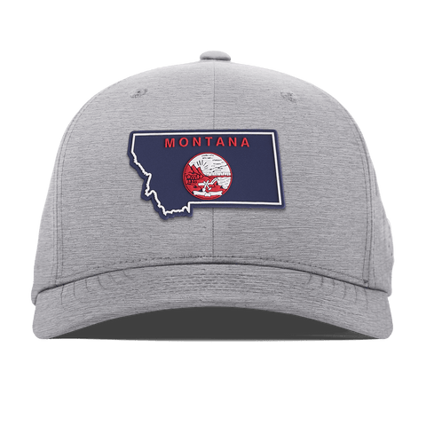 Montana Patriot Series Flexfit Performance Fitted Heather Gray