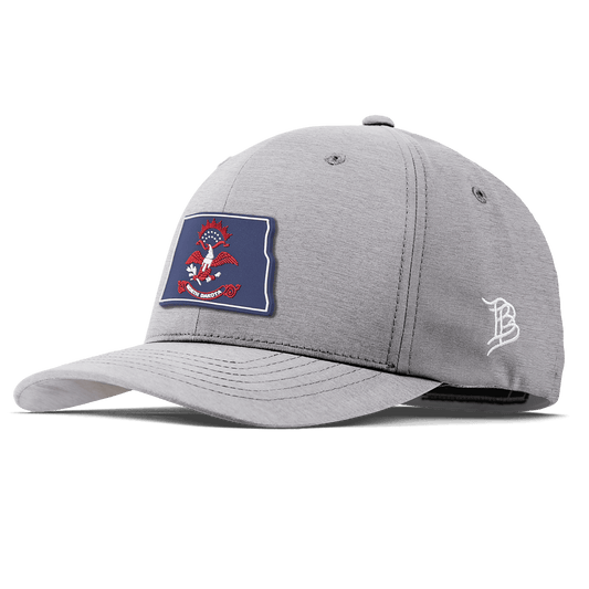 North Dakota Patriot Series Flexfit Performance Fitted Heather Gray