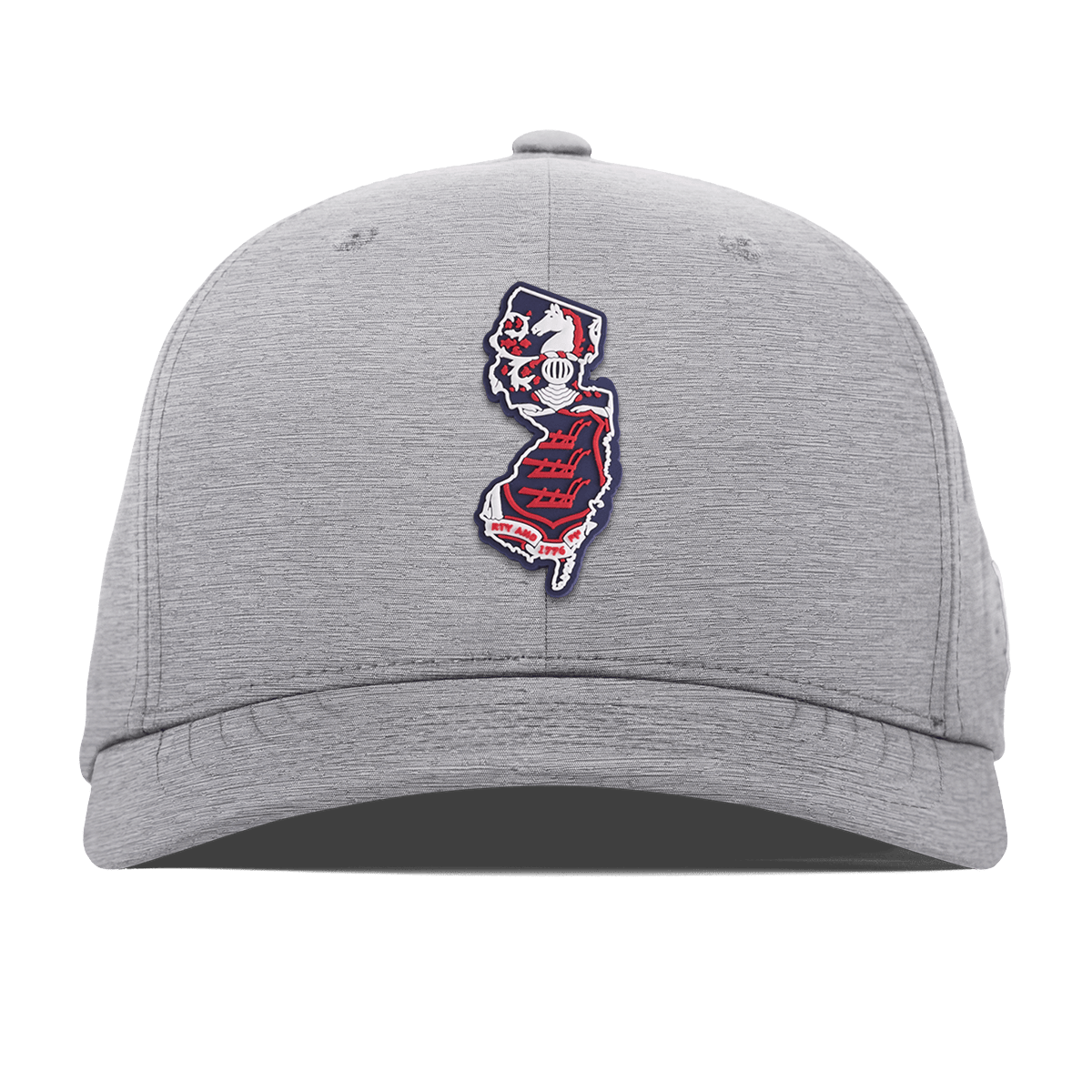 New Jersey Patriot Series Flexfit Performance Fitted Heather Gray