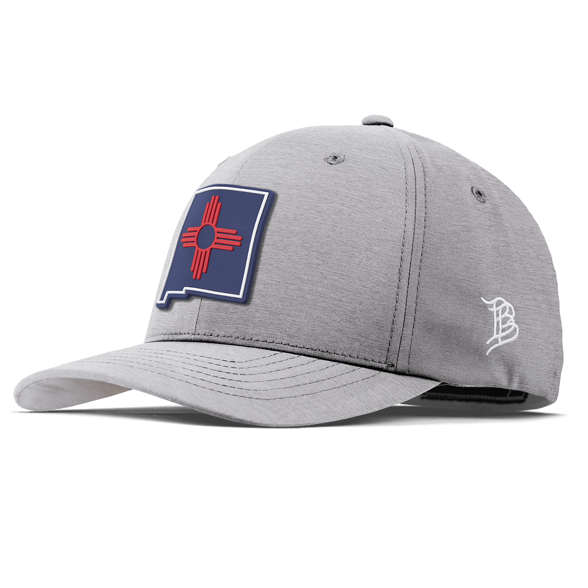 New Mexico Patriot Series Flexfit Performance Fitted Heather Gray