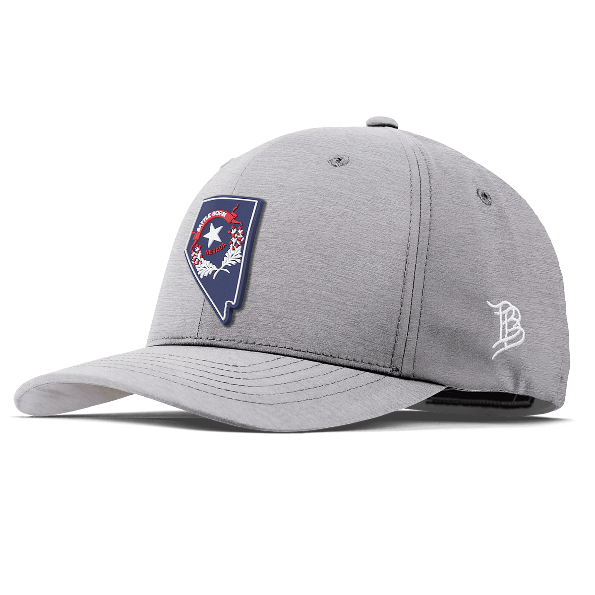 Nevada Patriot Series Flexfit Performance Fitted Heather Gray