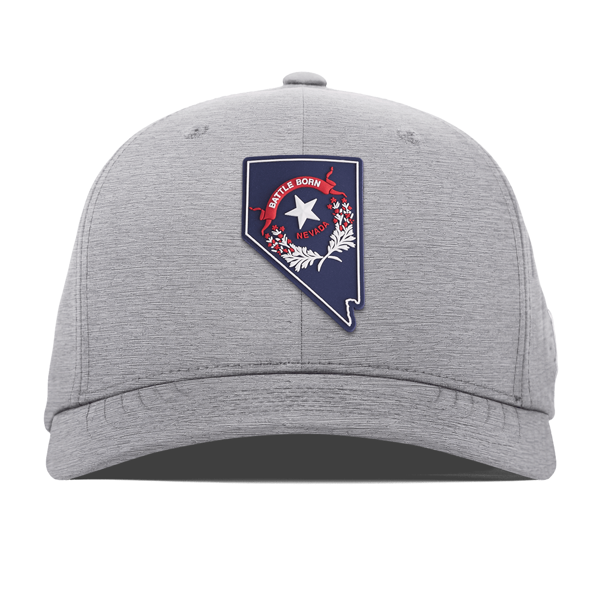 Nevada Patriot Series Flexfit Performance Fitted Heather Gray