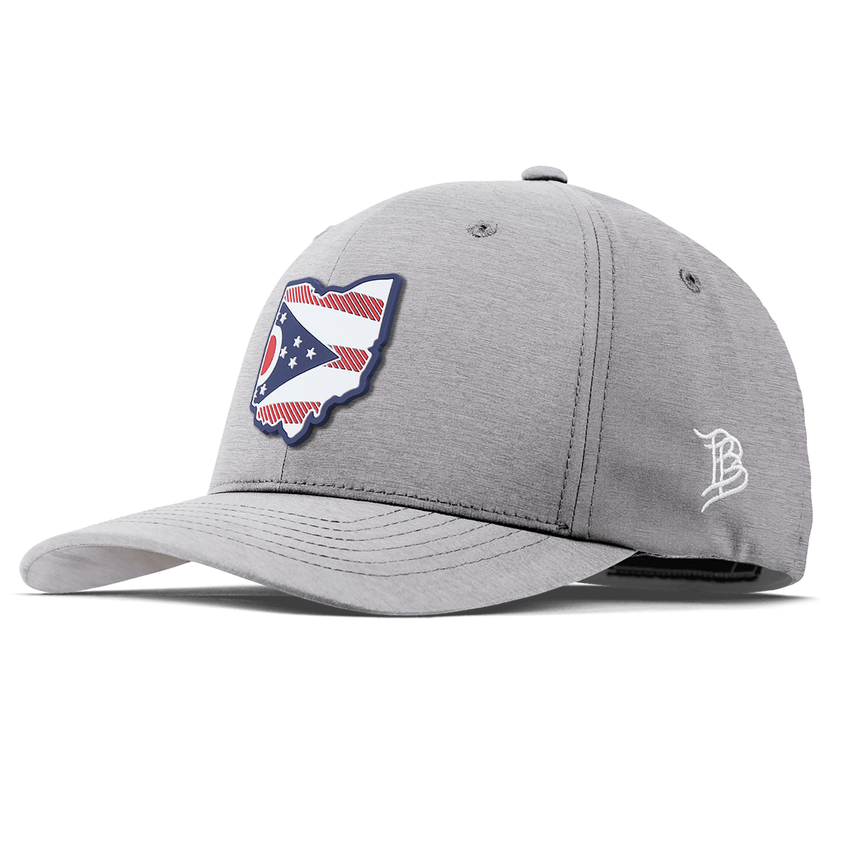 Ohio Patriot Series Flexfit Performance Fitted Heather Gray