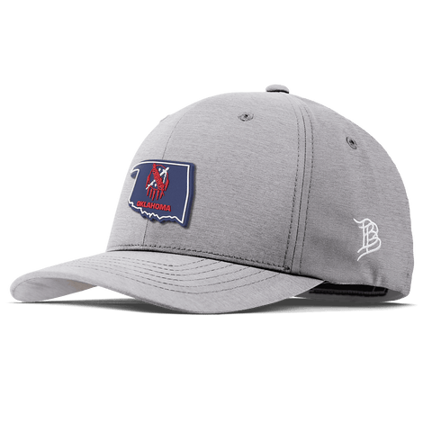 Oklahoma Patriot Series Flexfit Performance Fitted Heather Gray