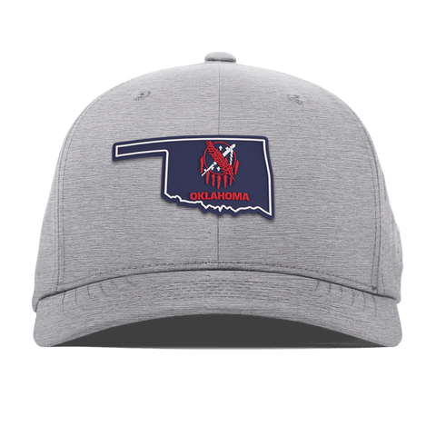 Oklahoma Patriot Series Flexfit Performance Fitted Heather Gray