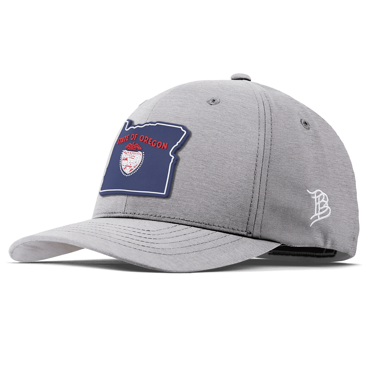 Oregon Patriot Series Flexfit Performance Fitted Heather Gray