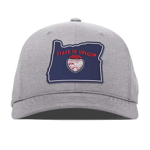 Oregon Patriot Series Flexfit Performance Fitted Heather Gray
