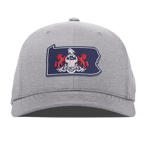 Pennsylvania Patriot Series Flexfit Performance Fitted Heather Gray