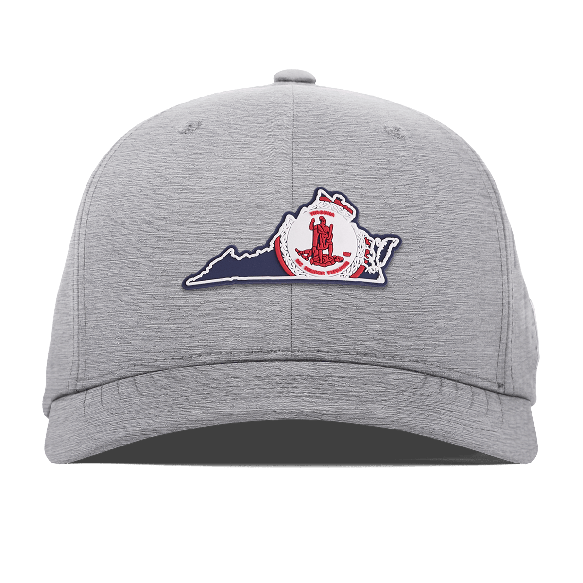 Virginia Patriot Series Flexfit Performance Fitted Heather Gray