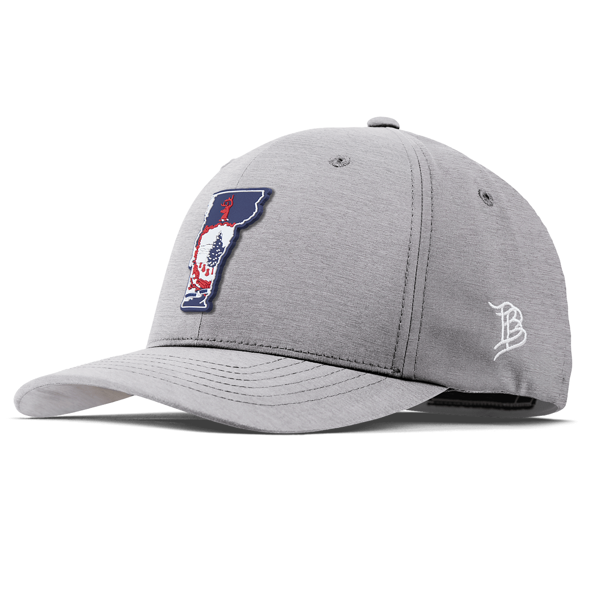 Vermont Patriot Series Flexfit Performance Fitted Heather Gray