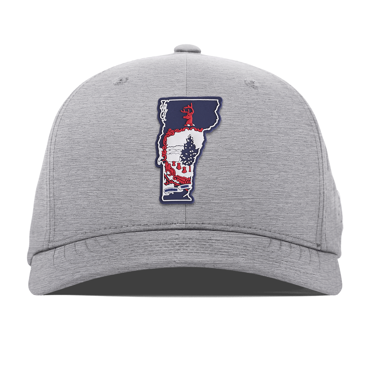 Vermont Patriot Series Flexfit Performance Fitted Heather Gray
