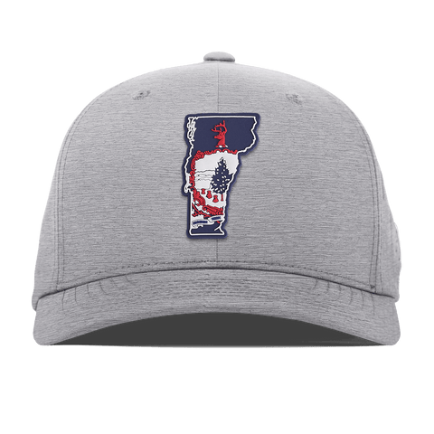 Vermont Patriot Series Flexfit Performance Fitted Heather Gray