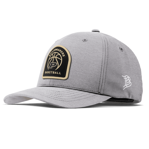 Purdue University "Purdue Basketball" Flexfit Performance Fitted Heather Gray