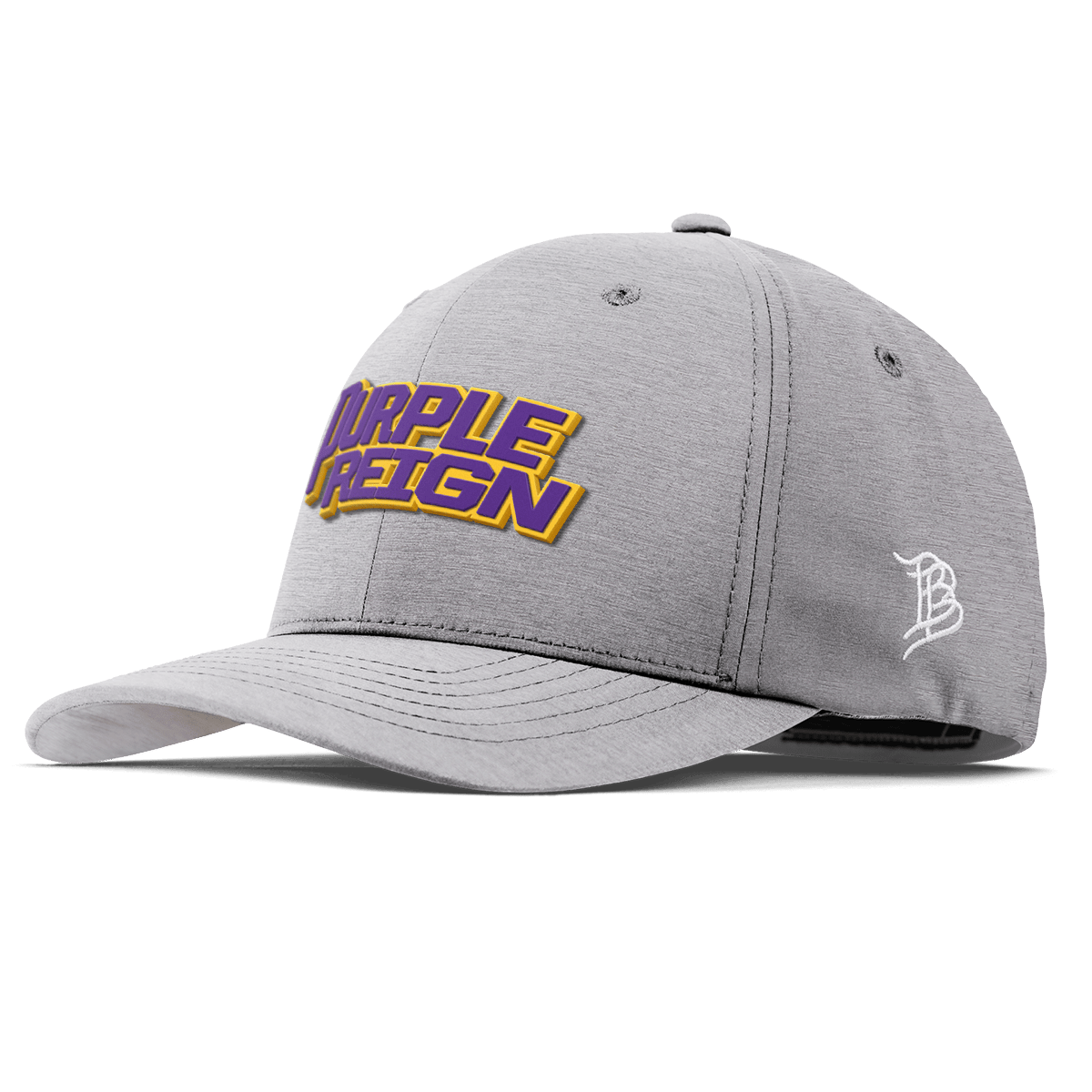 Louisiana State University "P Reign" Flexfit Performance Fitted Heather Gray