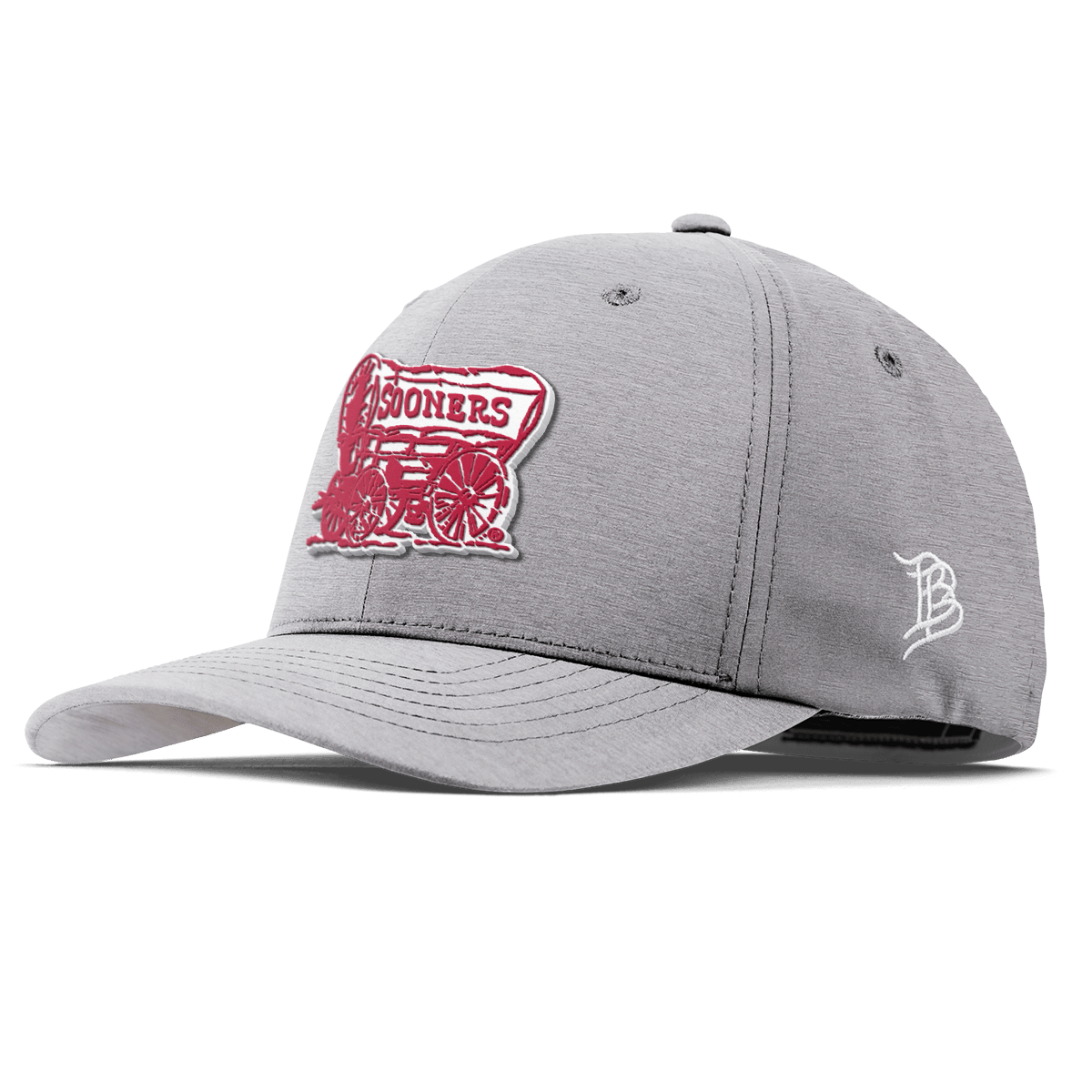University of Oklahoma "Sooner Schooner" Flexfit Performance Fitted Heather Gray