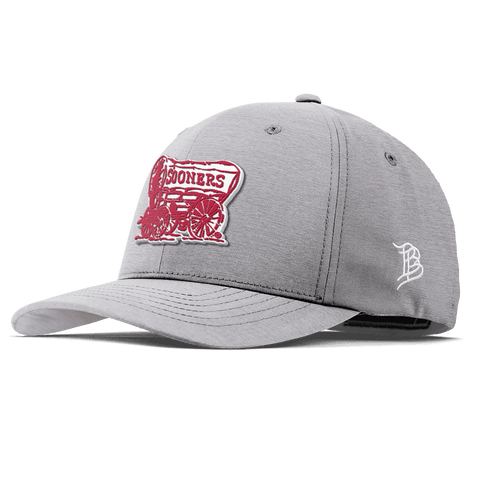 University of Oklahoma "Sooner Schooner" Flexfit Performance Fitted Heather Gray