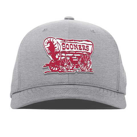 University of Oklahoma "Sooner Schooner" Flexfit Performance Fitted Heather Gray