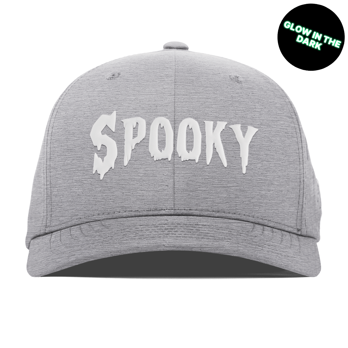 Spooky Glow Flexfit Performance Fitted Heather Gray