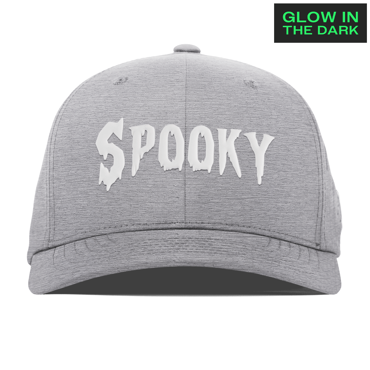 Spooky Glow Flexfit Performance Fitted Heather Gray