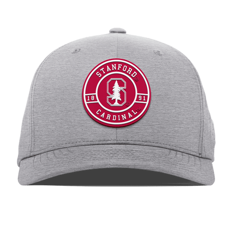 Stanford University "Stanford Seal" Flexfit Performance Fitted Heather Gray