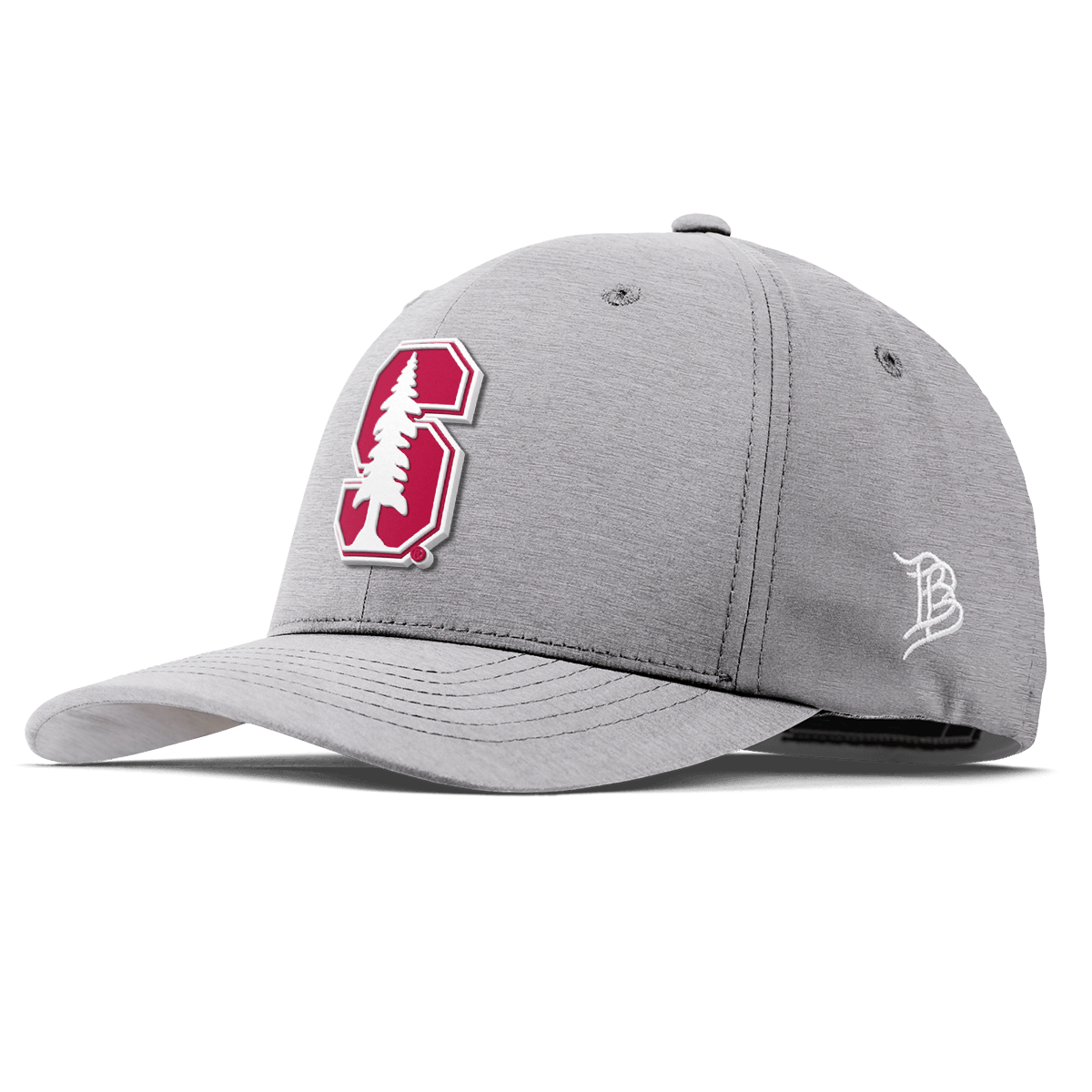 Stanford University "Stanford Team Logo" Flexfit Performance Fitted Heather Gray