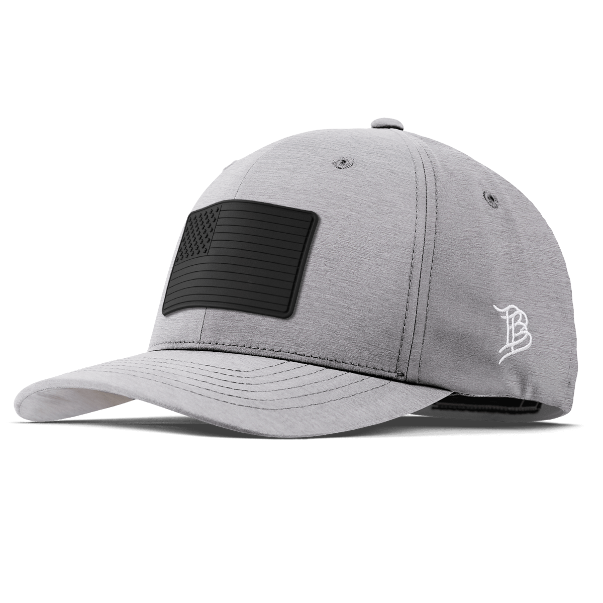 Onyx Old Glory Flexfit Performance Fitted Heather Gray
