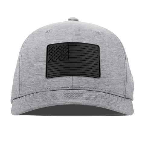 Onyx Old Glory Flexfit Performance Fitted Heather Gray
