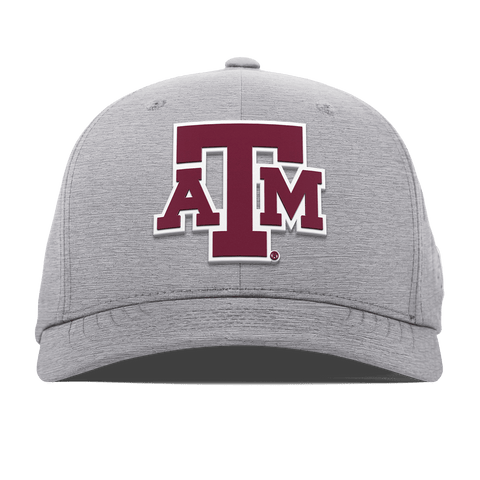 Texas A&M University "Texas A&M Block" Flexfit Performance Fitted Heather Gray