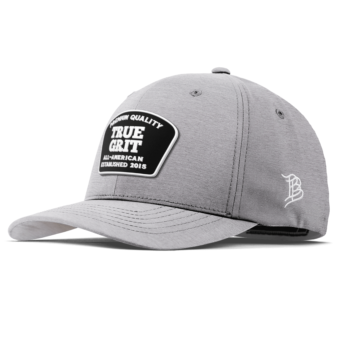 True Grit Flexfit Performance Fitted Heather Gray