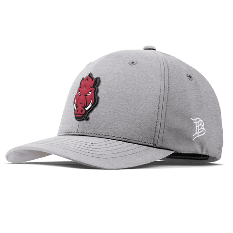 University of Arkansas "Tusk" Flexfit Performance Fitted Heather Gray