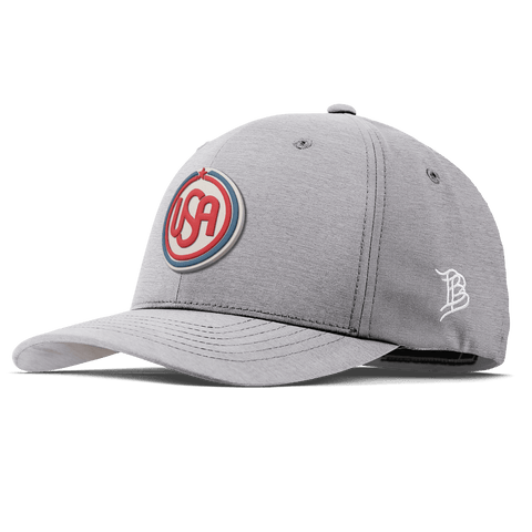 USA Icon Flexfit Performance Fitted Heather Gray