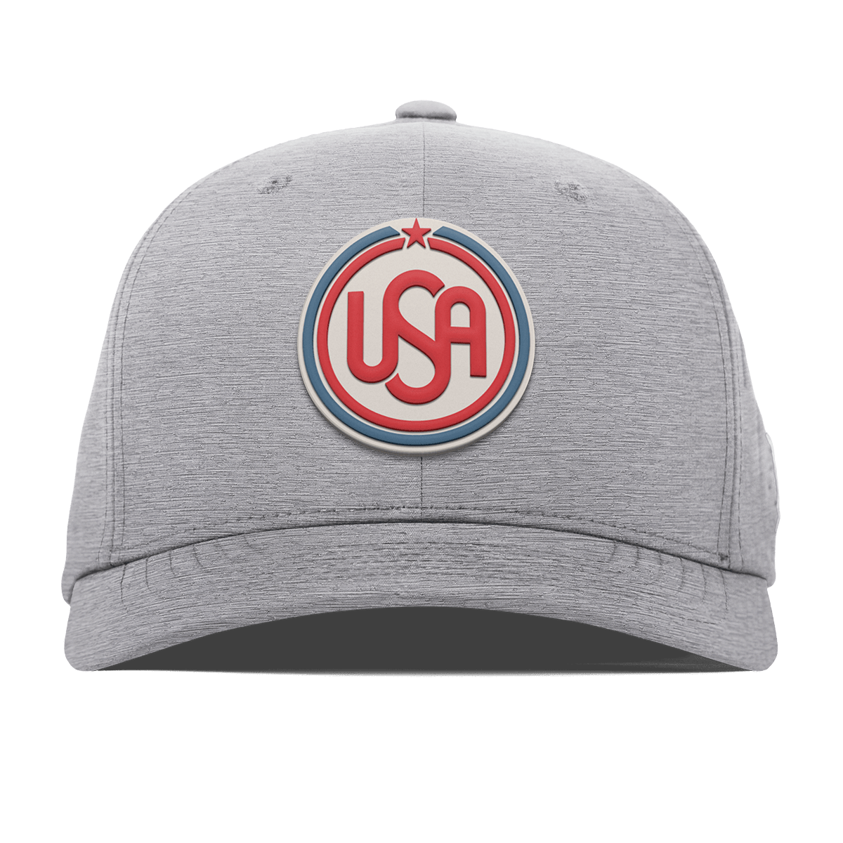 USA Icon Flexfit Performance Fitted Heather Gray