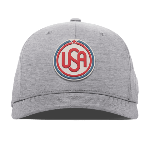 USA Icon Flexfit Performance Fitted Heather Gray