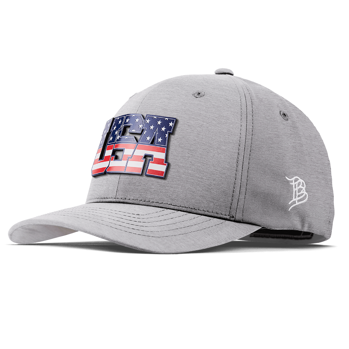 USA Tradition Flexfit Performance Fitted Heather Gray