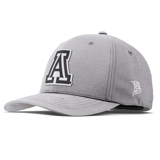 University of Arizona "Vintage Arizona Block" Flexfit Performance Fitted Heather Gray