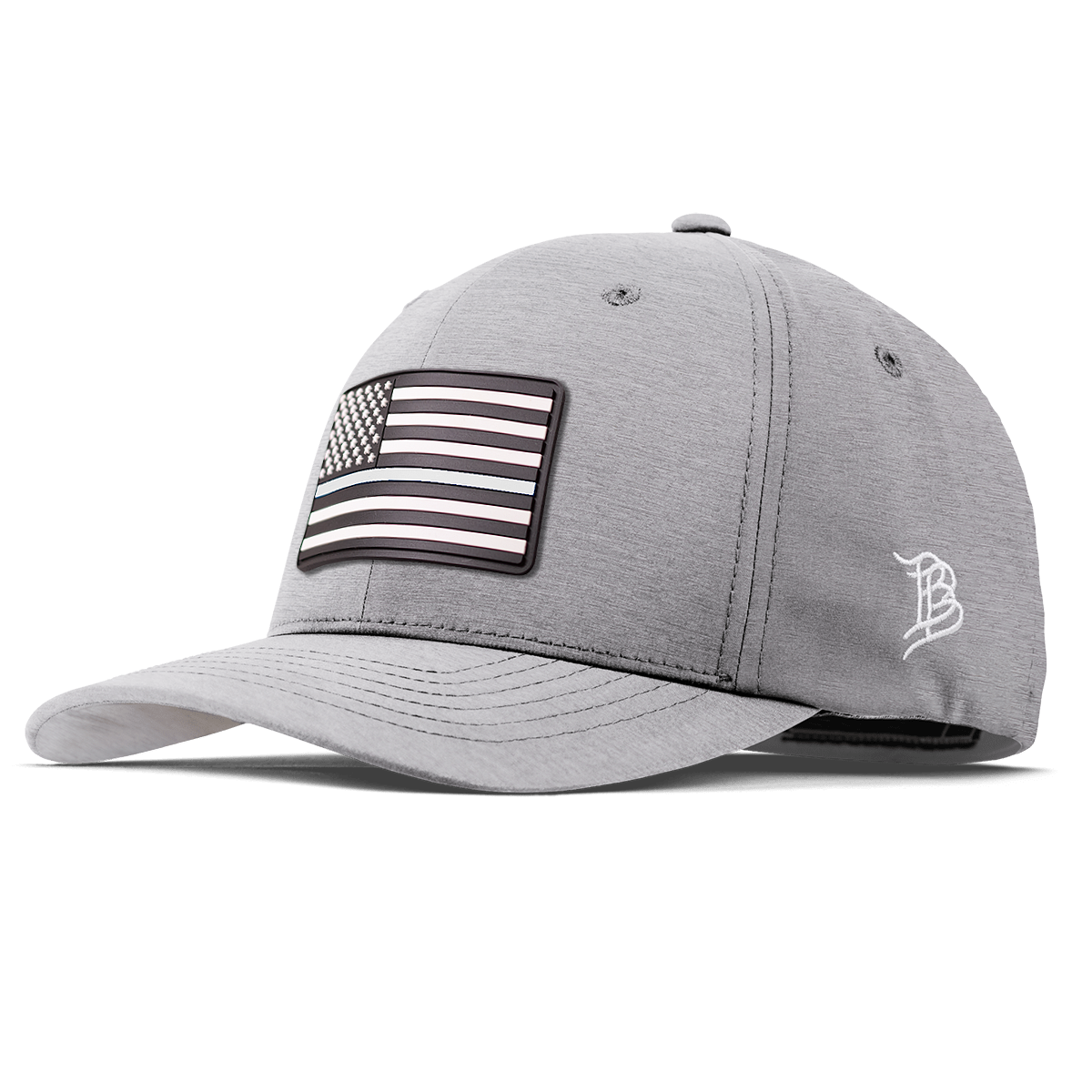 Vintage Old Glory Flexfit Performance Fitted Heather Gray