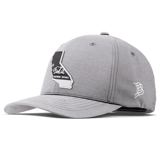California Vintage Flexfit Performance Fitted Heather Gray