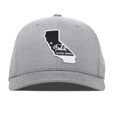 California Vintage Flexfit Performance Fitted Heather Gray