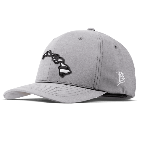 Hawaii Vintage Flexfit Performance Fitted Heather Gray