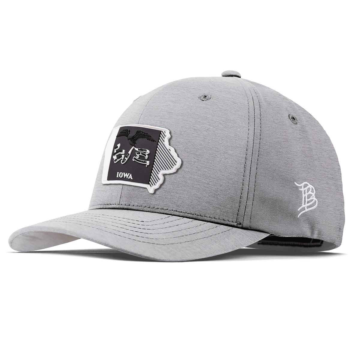 Iowa Vintage Flexfit Performance Fitted Heather Gray