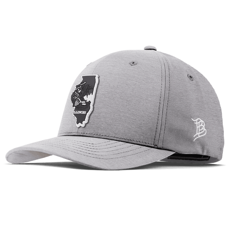 Illinois Vintage Flexfit Performance Fitted Heather Gray