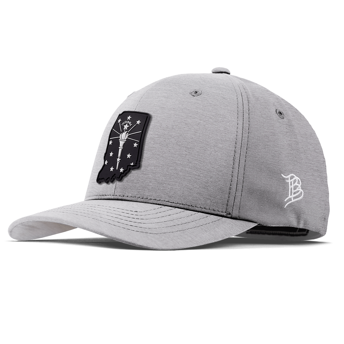 Indiana Vintage Flexfit Performance Fitted Heather Gray