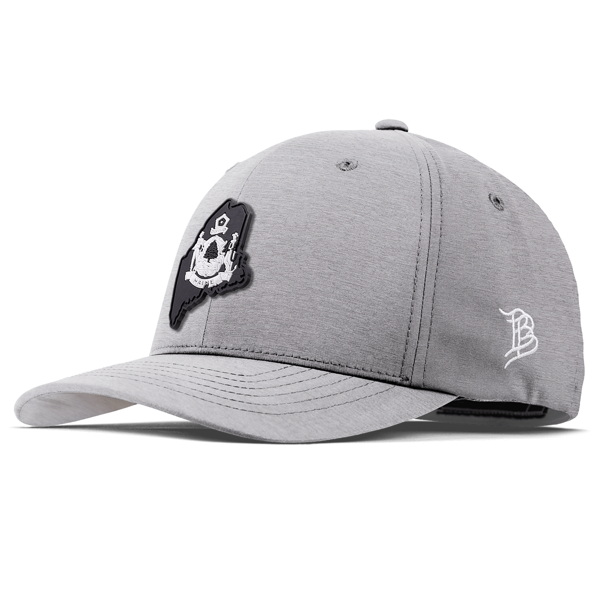 Maine Vintage Flexfit Performance Fitted Heather Gray
