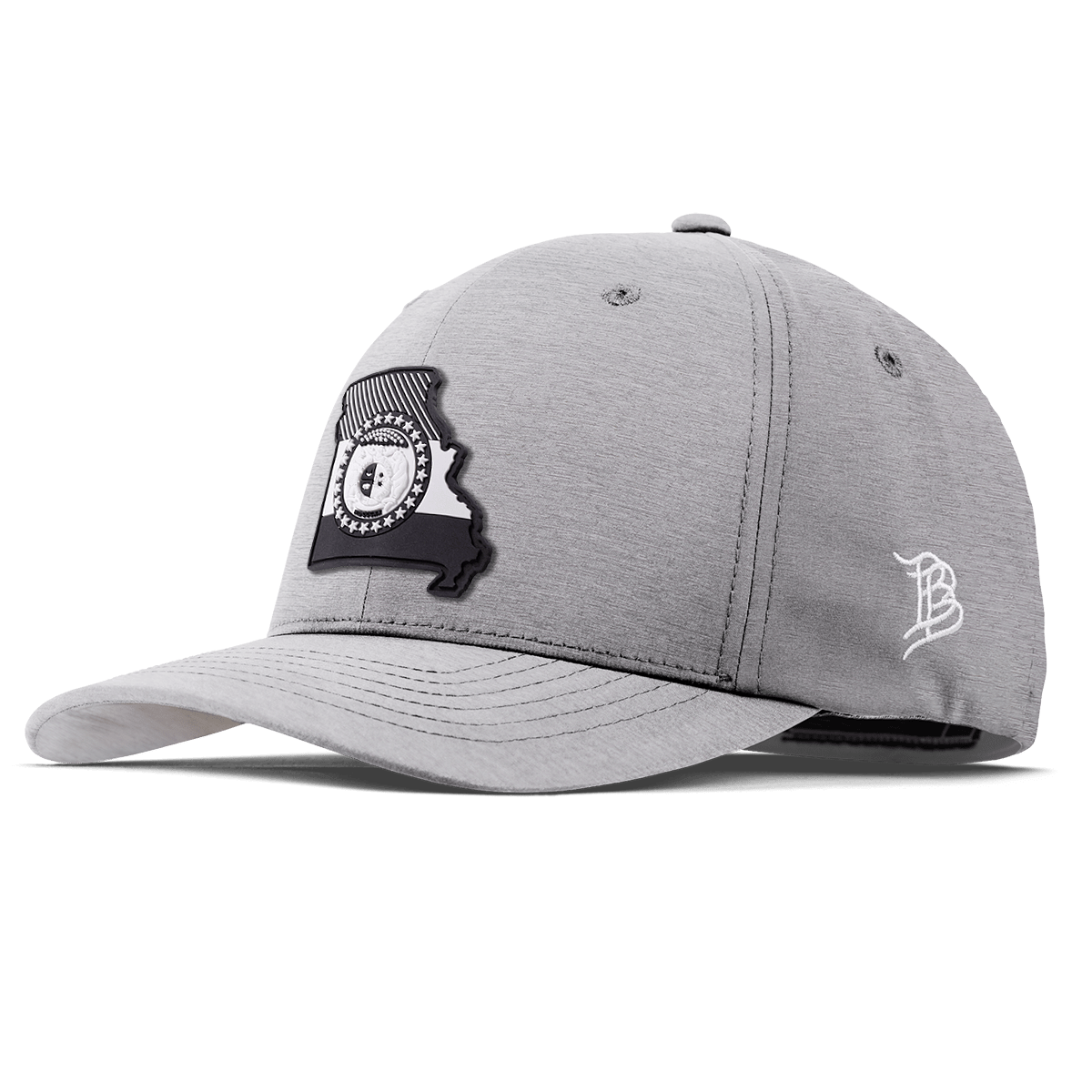Missouri Vintage Flexfit Performance Fitted Heather Gray