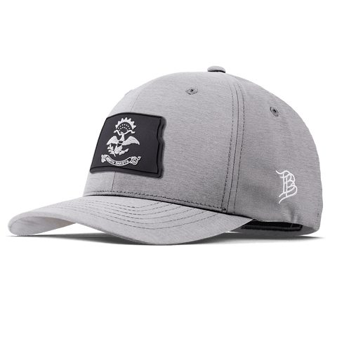 North Dakota Vintage Flexfit Performance Fitted Heather Gray