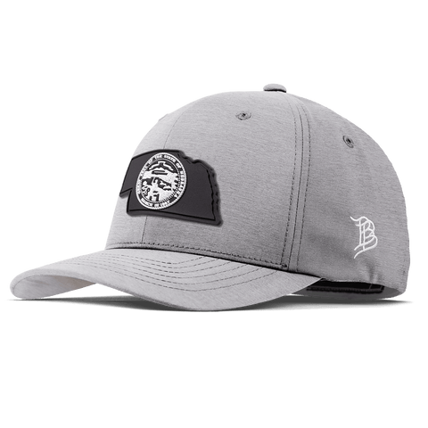 Nebraska Vintage Flexfit Performance Fitted Heather Gray