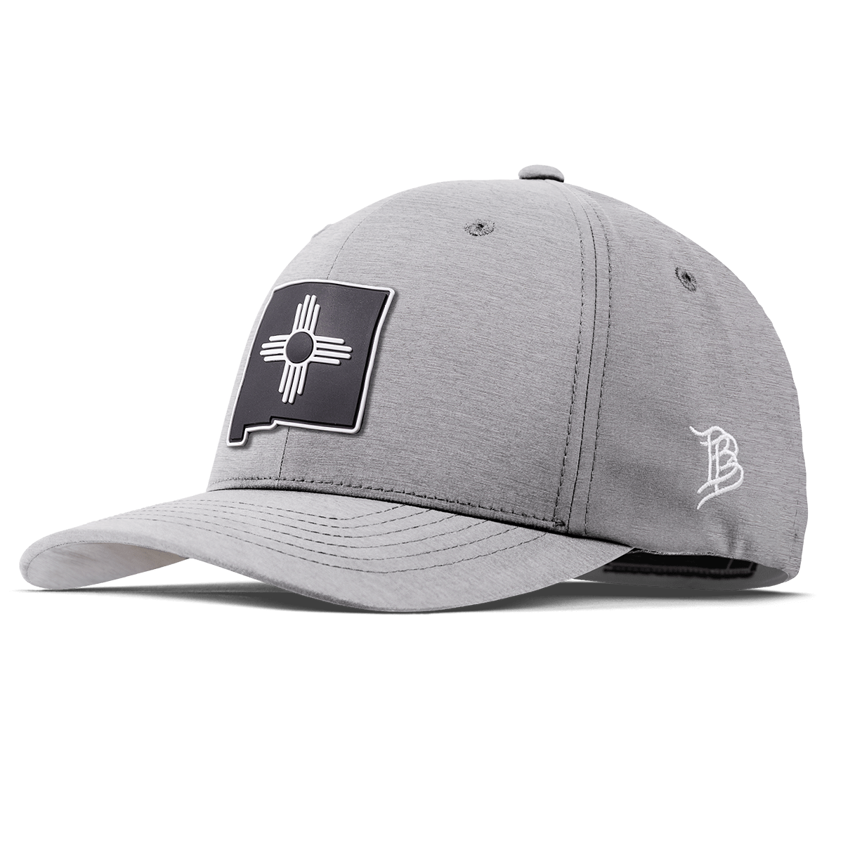 New Mexico Vintage Flexfit Performance Fitted Heather Gray