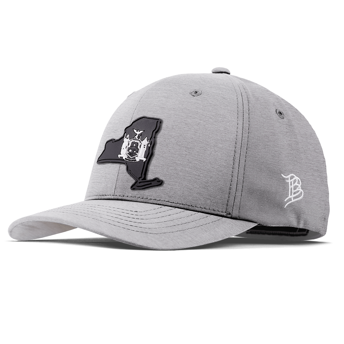 New York Vintage Flexfit Performance Fitted Heather Gray